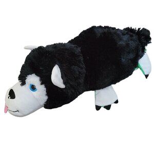 Flip Pets Caesar Husky Dog Bubba Alligator 21 in Plush 2 in 1 Stuffed Animal Toy